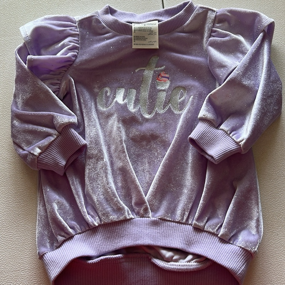 First Impressions Lavender Velvet Hoodie